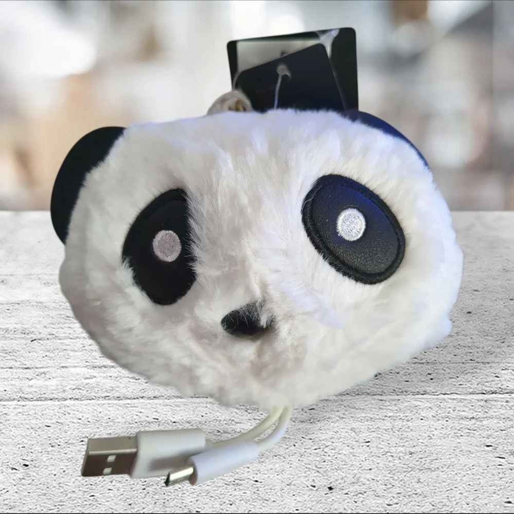 Forever 21 Panda Pompom Portable Powerbank NWT